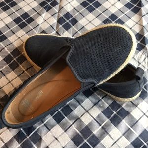 Clarks Suede Slip-on Espadrilles - Azella Theoni